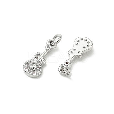 SHEGRACE Brass Micro Pave Cubic Zirconia Pendants XGRQ3D739-479P-1