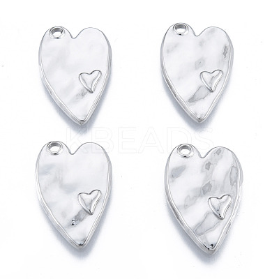 Non-Tarnish 304 Stainless Steel Pendants STAS-N098-187P-1