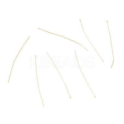 Brass Flat Head Pins X-KK-F824-114E-G-1