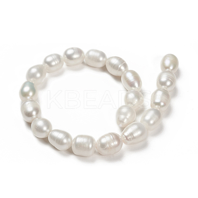 Natural Cultured Freshwater Pearl Beads Strands PEAR-N012-08N-1
