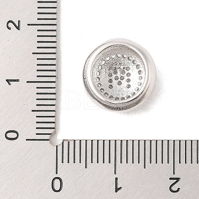 Rack Plating Brass & Cubic Zirconia Pendants KK-Z047-07P-M-RS-1