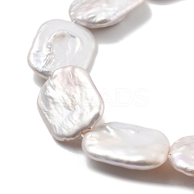 Natural Baroque Keshi Pearl Beads Strands PEAR-P064-01F-06A-1