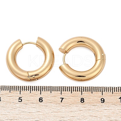 202 Stainless Steel Huggie Hoop Earrings LS-EJEW-O087-08B-G-1