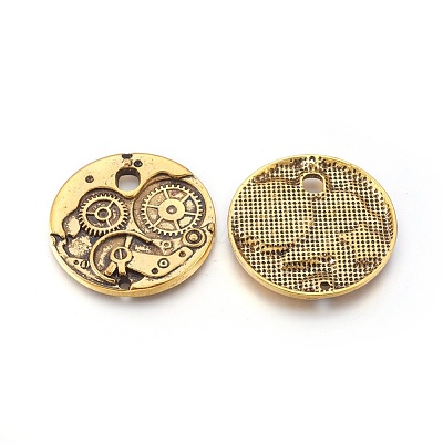 Tibetan Style Alloy Pendants X-PALLOY-A15823-AG-FF-1