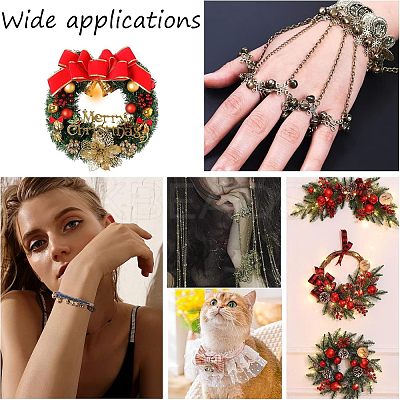 240Pcs 3 Style Brass Charms KK-CA0003-10-1