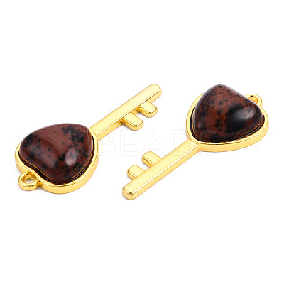 Natural Mahogany Obsidian Pendants G-N326-158-09-1