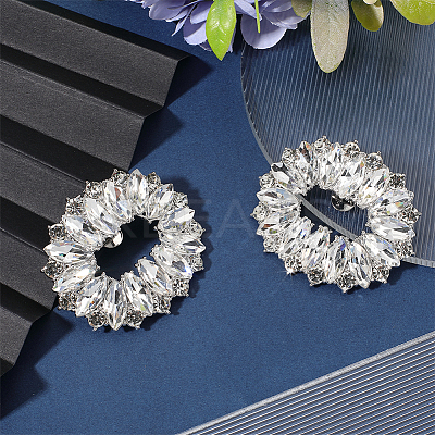 Alloy Rhinestone Shoe Decoration FIND-GF0006-01C-P-1