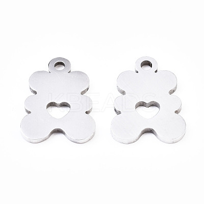 Non-Tarnish 201 Stainless Steel Charms STAS-S110-095P-1