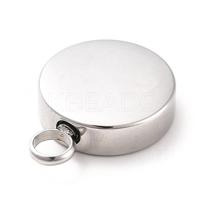 Non-Tarnish 304 Stainless Steel Urn/Perfume Pendants STAS-D179-17P-1