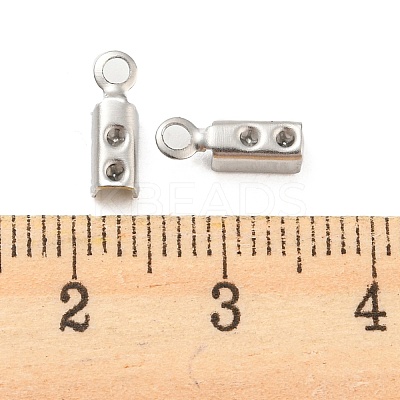 Tarnish Resistant 304 Stainless Steel Folding Crimp Ends STAS-H376-114-1