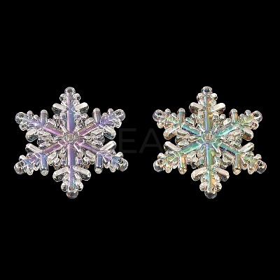 UV Plating Rainbow Iridescent Acrylic Chandelier Component Links SACR-A002-03A-1