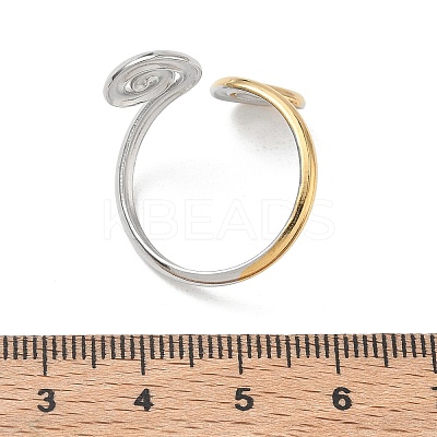 304 Stainless Steel Cuff Open Rings RJEW-D357-04GP-1