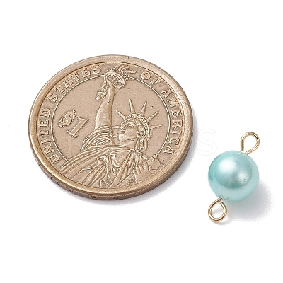 Polished Shell Pearl Round Links PALLOY-JF04647-1