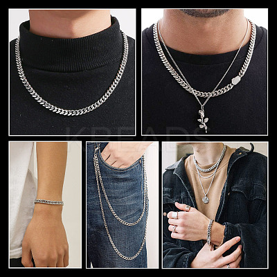 DIY Chain Bracelet Necklace Making Kit STAS-YS0001-01-1