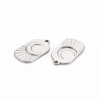 Non-Tarnish 201 Stainless Steel Pendants STAS-S119-155P-1