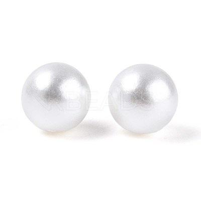 ABS Imitation Pearl Acrylic Beads OACR-S011-8mm-02-1