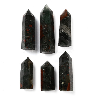 Tower Natural African Bloodstone Healing Stone Wands G-A096-02E-1-1