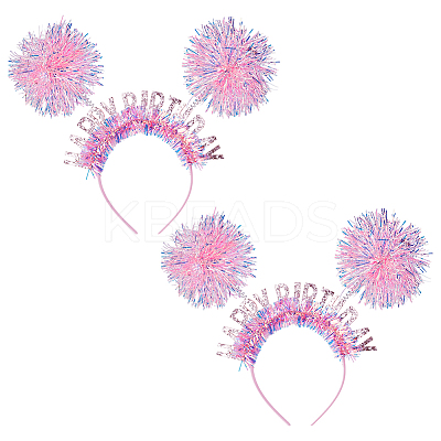 Plastic Hair Bands OHAR-WH0042-02A-1