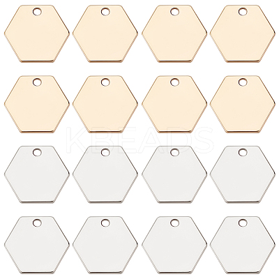 50Pcs 2 Colors Brass Charms KK-BBC0006-95-1