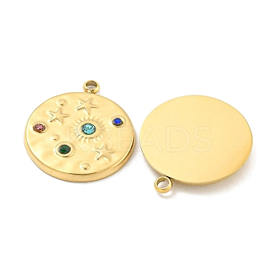 PVD Vacuum Plating 304 Stainless Steel Pendants STAS-L278-032G-1