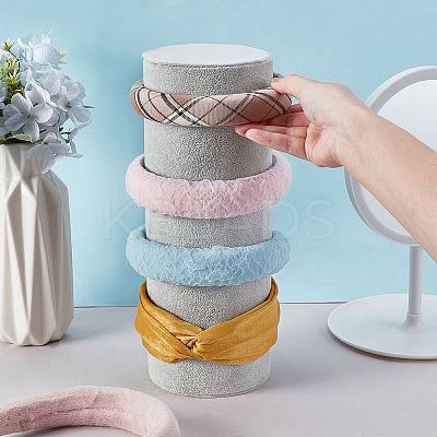 Velveteen Hairband Display Stands ODIS-WH0038-285A-1
