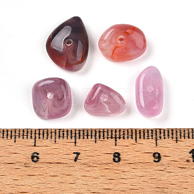 Transparent Acrylic Beads TACR-T028-39C-1