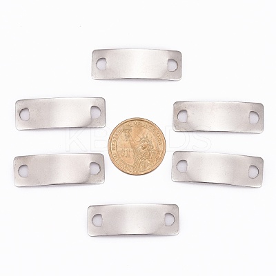 Tarnish Resistant Rectangle 304 Stainless Steel Links connectors STAS-I045-33-1