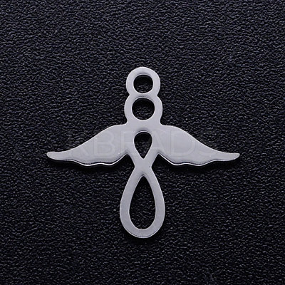 Tarnish Resistant 201 Stainless Steel Pendants STAS-Q201-JN314-1-14-1