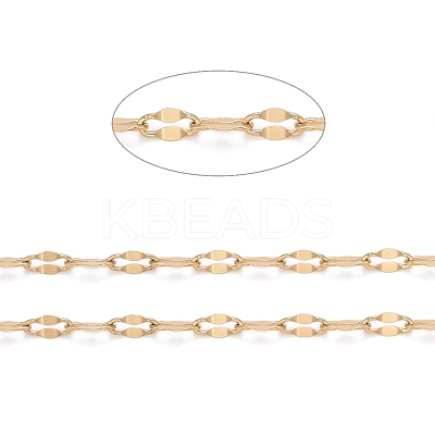PVD Vacuum Plating 304 Stainless Steel Dapped Chains CHS-F011-15B-G-1