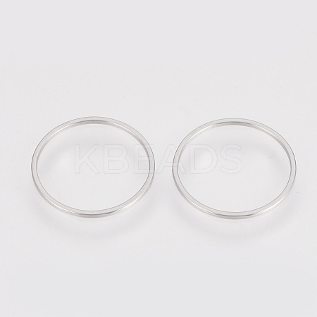 Non-Tarnish 304 Stainless Steel Linking Ring X-STAS-S079-13A-1