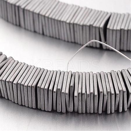 Electroplate Non-magnetic Synthetic Hematite Bead Strands G-F300-20B-F01-1