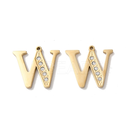 Real 14K Gold Plated 304 Stainless Steel Pendants STAS-L022-157G-W-1