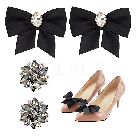 Wedding Shoe Decoration Sets AJEW-NB0005-13A-1