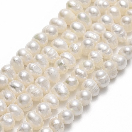 Natural Cultured Freshwater Pearl Beads Strands PEAR-F018-17D-02-1