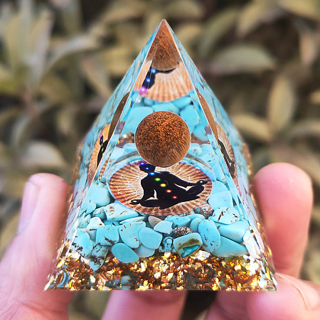 Orgonite Pyramid Resin Energy Generators WG24119-03-1