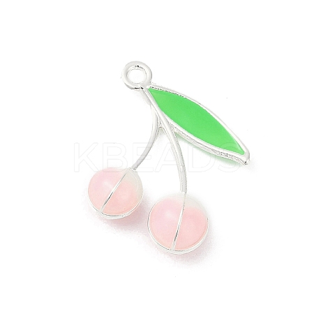 Alloy Enamel Pendants PALLOY-R151-43P-01-1