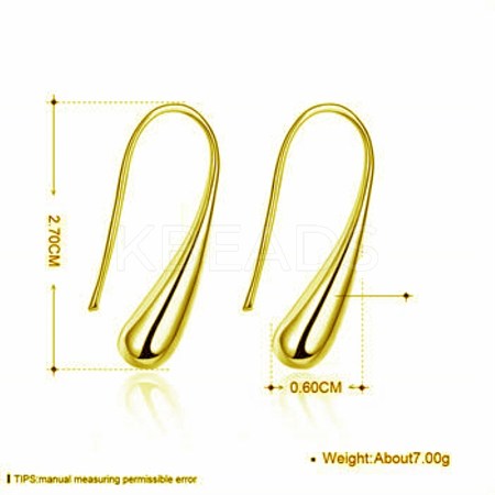 Brass Dangle Earrings EJEW-BB35206-G-1