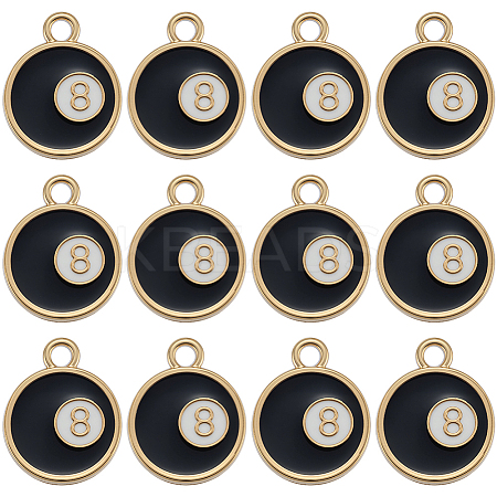 40Pcs Alloy Enamel Pendants FIND-SC0016-76G-1