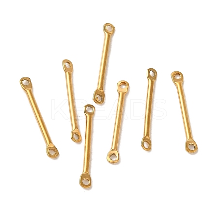 Ion Plating(IP) 304 Stainless Steel Connector Charms X-STAS-Q323-04D-G-1