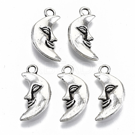Tibetan Style Alloy Pendants TIBEP-N009-041-RS-1