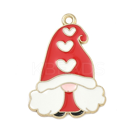 Easter Alloy Enamel Pendants ENAM-I082-02G-04-1