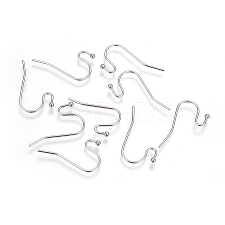 Tarnish Resistant 304 Stainless Steel Earring Hooks X-STAS-P227-33P-1
