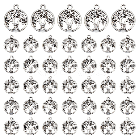 120Pcs Tibetan Style Alloy Pendants FIND-UN0007-20AS-1