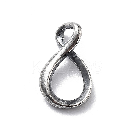 925 Sterling Silver Infinity Linking Rings STER-R001-05S-1