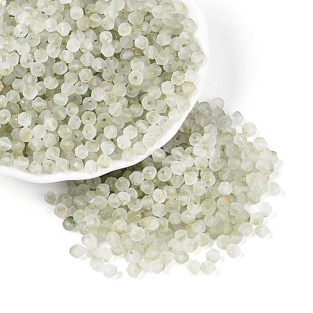 Frosted Glass Seed Beads SEED-N012-01E-1
