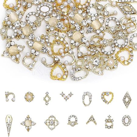 Alloy Rhinestone Cabochons MRMJ-CA0001-37-1