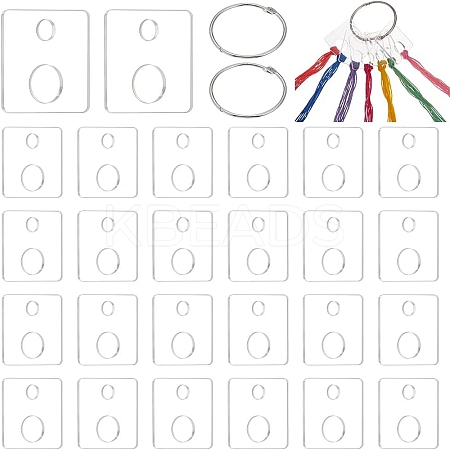Acrylic Thread Winding Boards AJEW-BC0007-95B-1