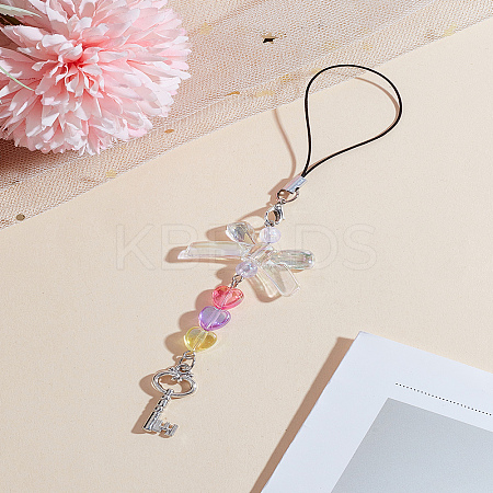 1Pc Resin Bead Mobile Straps HJEW-LP0001-67-1