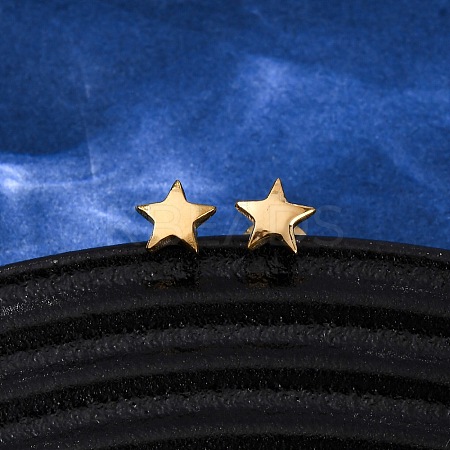 304 Stainless Steel Stud Earrings EJEW-Z134-04G-1