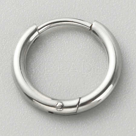 316L Surgical Stainless Steel Huggie Hoop Earrings for Girl Women LS-EJEW-TAC0011-11A-P-1